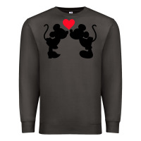 Smoke Minnie Mouse Premium Sweatshirt - CowhideDigitalArt