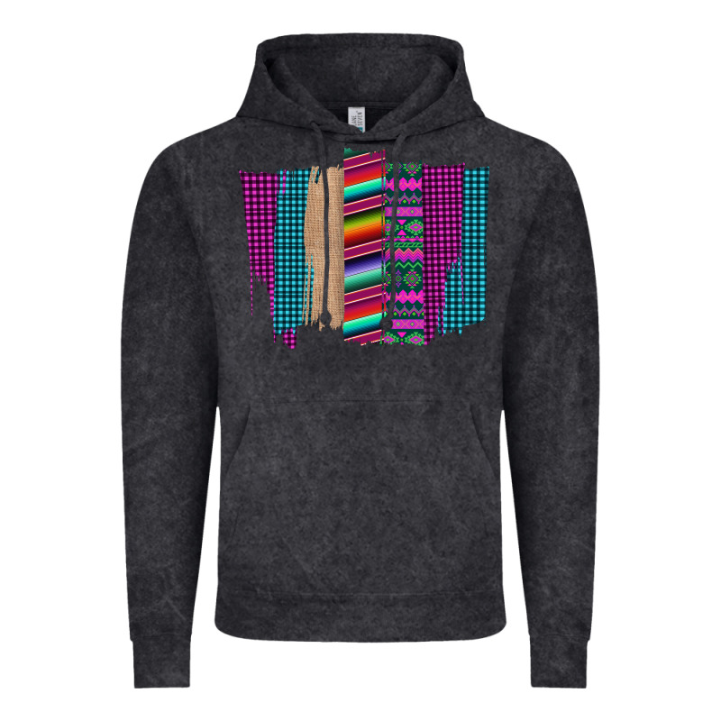 Western Farm Life Serape Brush Stroke Vintage Hoodie by Bettercallsaul | Teevron