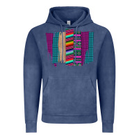 Vintage Denim Western Farm Life Serape Brush Stroke Vintage Hoodie - Bettercallsaul