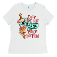 White they see me rolling they hatin Ladies Tee - MaliasSmallBusiness