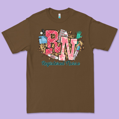 Rn Registered Nurse Western Premium Tee Designed By Nancycooperartshop