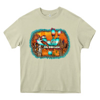 Mossy western cactus Heavy Core Tee - AdoDesignShop