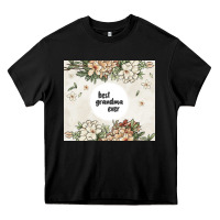 Black best garandma ever Heavy Core Tee - MaliasSmallBusiness