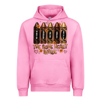 Fuchsia Pink the same heart inside artiststas Urban Hoodie - Artiststas