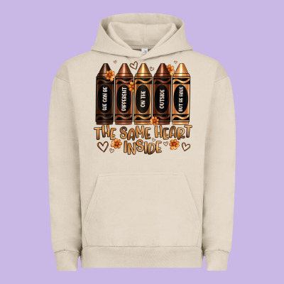 The Same Heart Inside Artiststas Urban Hoodie Designed By Artiststas