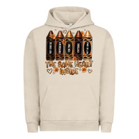 Pigment French Oak the same heart inside artiststas Urban Hoodie - Artiststas
