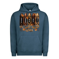 Pigment Midnight Navy the same heart inside artiststas Urban Hoodie - Artiststas