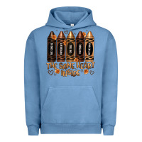 Pigment Pebble Blue the same heart inside artiststas Urban Hoodie - Artiststas
