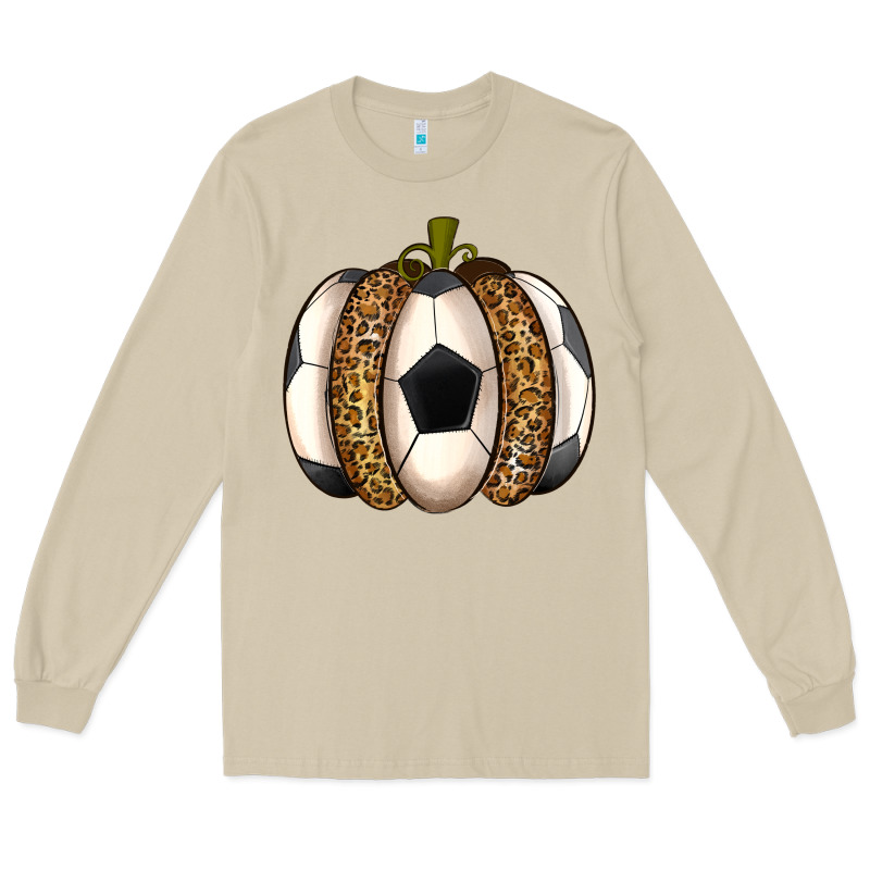 Soccer Pumpkin Long Sleeve Tee by texasbilliewilder | Teevron