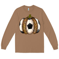 Toasted Coconut Soccer Pumpkin Long Sleeve Tee - texasbilliewilder