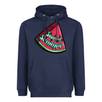 Navy sweet summer watermelon 1 Heavyweight Hoodie - BundleAndBundleShop