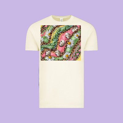Easter Quail Egg And Daisy Vintage Tee Designed By Ranaportraitstore
