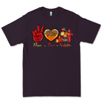 Plum peace love firefighter Premium Tee - NancyCooperArtShop