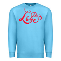 Ocean Blue Minnie Mouse Premium Sweatshirt - CowhideDigitalArt