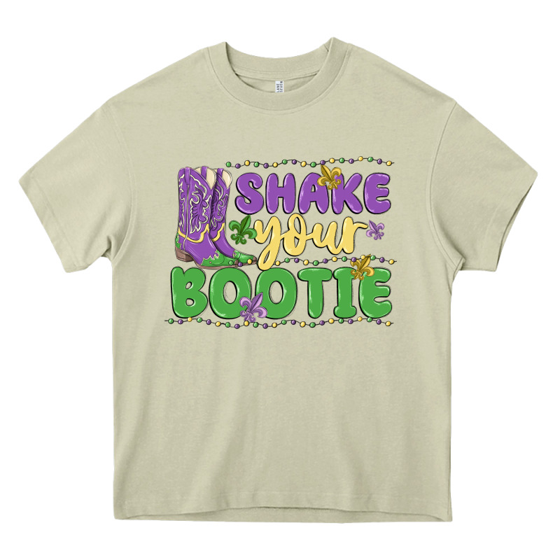 Shake Your Bootie Heavy Core Tee by MaliasSmallBusiness | Teevron