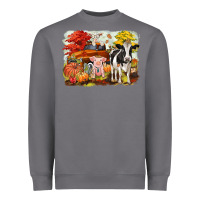 Storm fall farm animals Heavyweight Sweatshirt - CowGirlArtShop