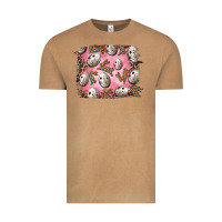 Vintage Camel Easter Quail Eggs And Leopard Bunny Vintage Tee - RanaPortraitStore