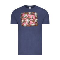 Easter Quail Eggs And Leopard Bunny Vintage Tee | Teevron
