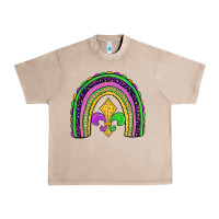 French Oak mardi gras fleur de lis rainbow Urban Heavy Tee - JahusDesignShop