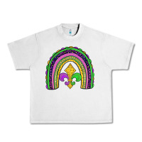 Lunar Rock mardi gras fleur de lis rainbow Urban Heavy Tee - JahusDesignShop