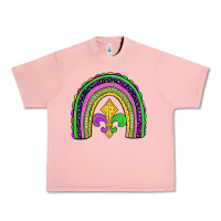 Salmon mardi gras fleur de lis rainbow Urban Heavy Tee - JahusDesignShop