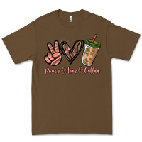 Cacao peace love coffee Premium Tee - NancyCooperArtShop