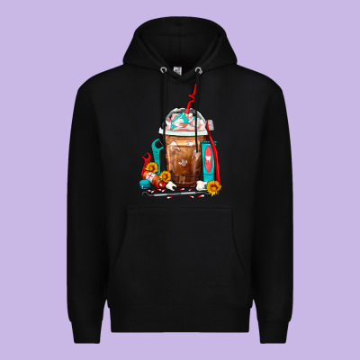 Dentist Frappe Coffee Premium Hoodie Designed By Fadigitalartstudio