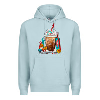 Blue Mist Dentist Frappe Coffee Premium Hoodie - FaDigitalArtStudio
