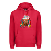 Cardinal Dentist Frappe Coffee Premium Hoodie - FaDigitalArtStudio