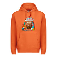Carrot Dentist Frappe Coffee Premium Hoodie - FaDigitalArtStudio