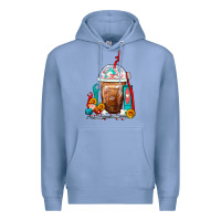 Colony Blue Dentist Frappe Coffee Premium Hoodie - FaDigitalArtStudio