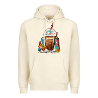 Sandshell Dentist Frappe Coffee Premium Hoodie - FaDigitalArtStudio