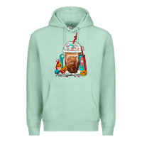 Seafoam Dentist Frappe Coffee Premium Hoodie - FaDigitalArtStudio