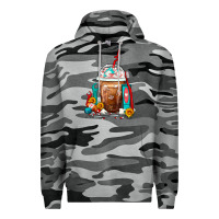Slate Camo Dentist Frappe Coffee Premium Hoodie - FaDigitalArtStudio