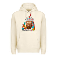 Tofu Dentist Frappe Coffee Premium Hoodie - FaDigitalArtStudio