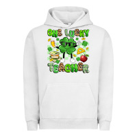 Pigment Lunar Rock one lucky teacher Urban Hoodie - Artiststas
