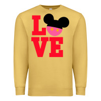 Antique Gold Minnie Mouse Premium Sweatshirt - CowhideDigitalArt