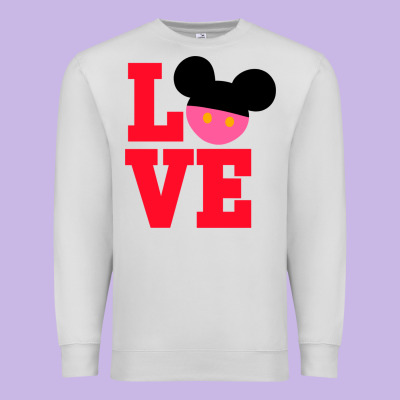 Minnie Mouse Premium Sweatshirt Designed By Cowhidedigitalart