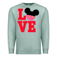 Seafoam Minnie Mouse Premium Sweatshirt - CowhideDigitalArt