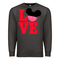 Smoke Minnie Mouse Premium Sweatshirt - CowhideDigitalArt