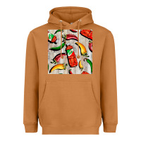 Meerkat mexican chili and pepper seamless pattern Heavyweight Hoodie - BundleAndBundleShop
