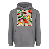 Mexican Chili And Pepper Seamless Pattern Heavyweight Hoodie | Teevron