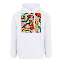 White mexican chili and pepper seamless pattern Heavyweight Hoodie - BundleAndBundleShop