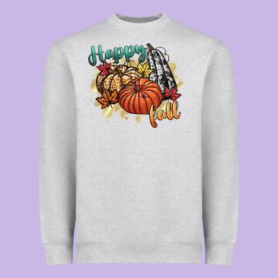 Happy Fall Heavyweight Sweatshirt Designed By Cowgirlartshop