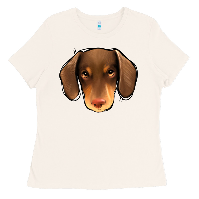 Dachshund Ladies Tee by Jasminsmagicworld | Teevron