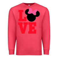Cardinal Minnie Mouse Premium Sweatshirt - CowhideDigitalArt