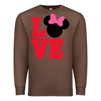 Chestnut Minnie Mouse Premium Sweatshirt - CowhideDigitalArt
