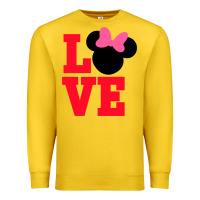 Lemon Minnie Mouse Premium Sweatshirt - CowhideDigitalArt