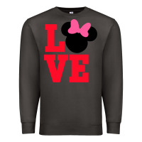 Smoke Minnie Mouse Premium Sweatshirt - CowhideDigitalArt