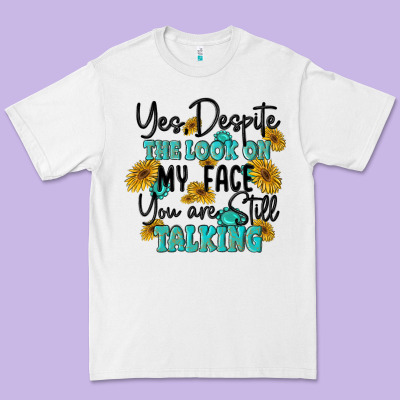You Despite The Lok On My Face You Are Still Talki Premium Tee Designed By Maliassmallbusiness